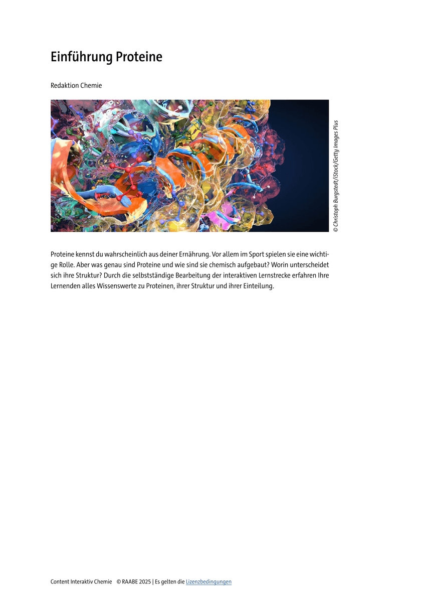 Lernen & Üben: Einführung Proteine Lernen & Üben: Einführung Proteine