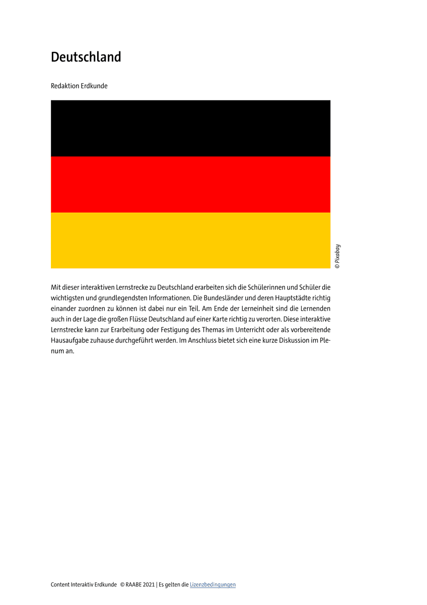 Lernen & Üben: Deutschland Lernen & Üben: Deutschland