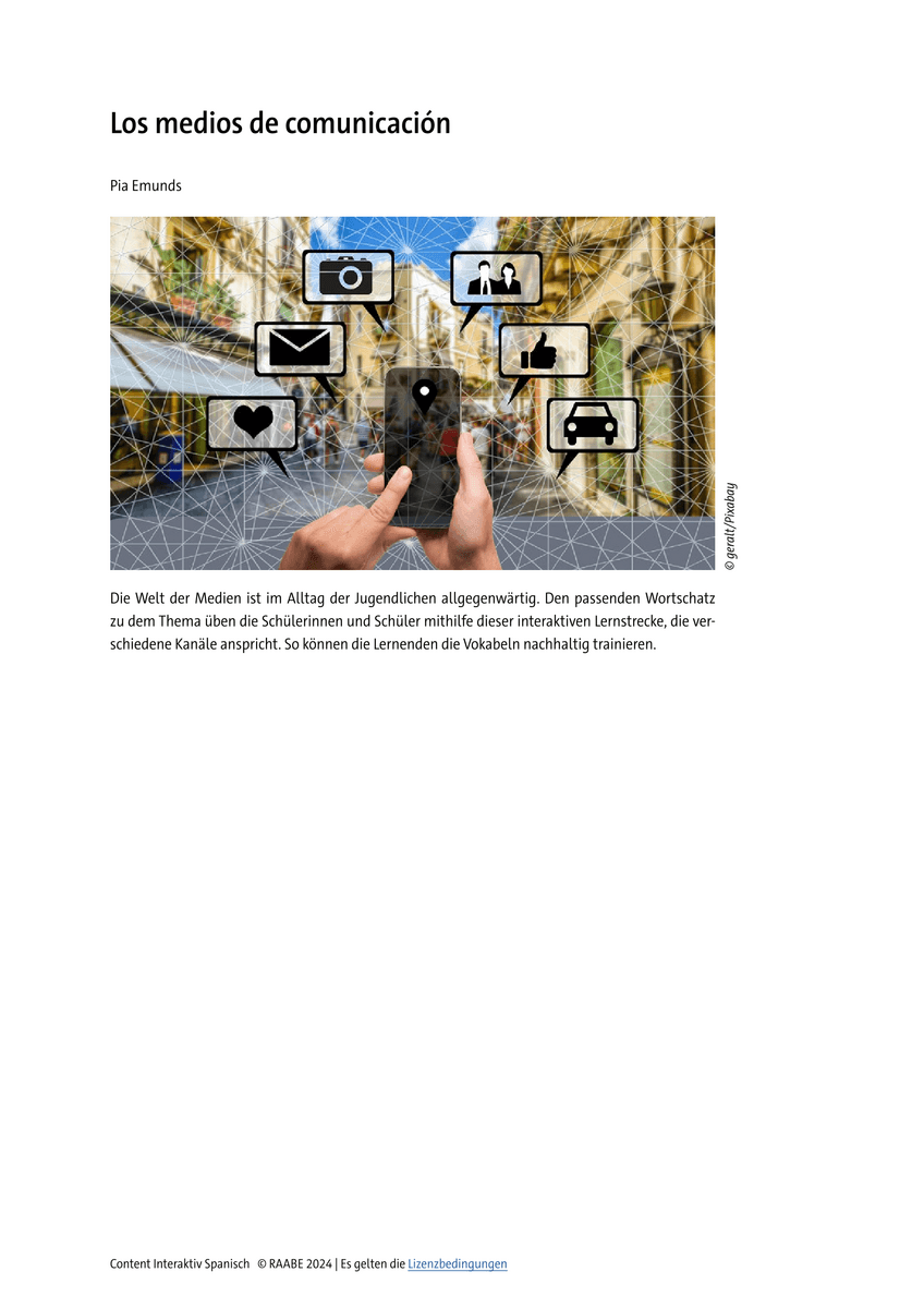 Los medios de comunicación Los medios de comunicación