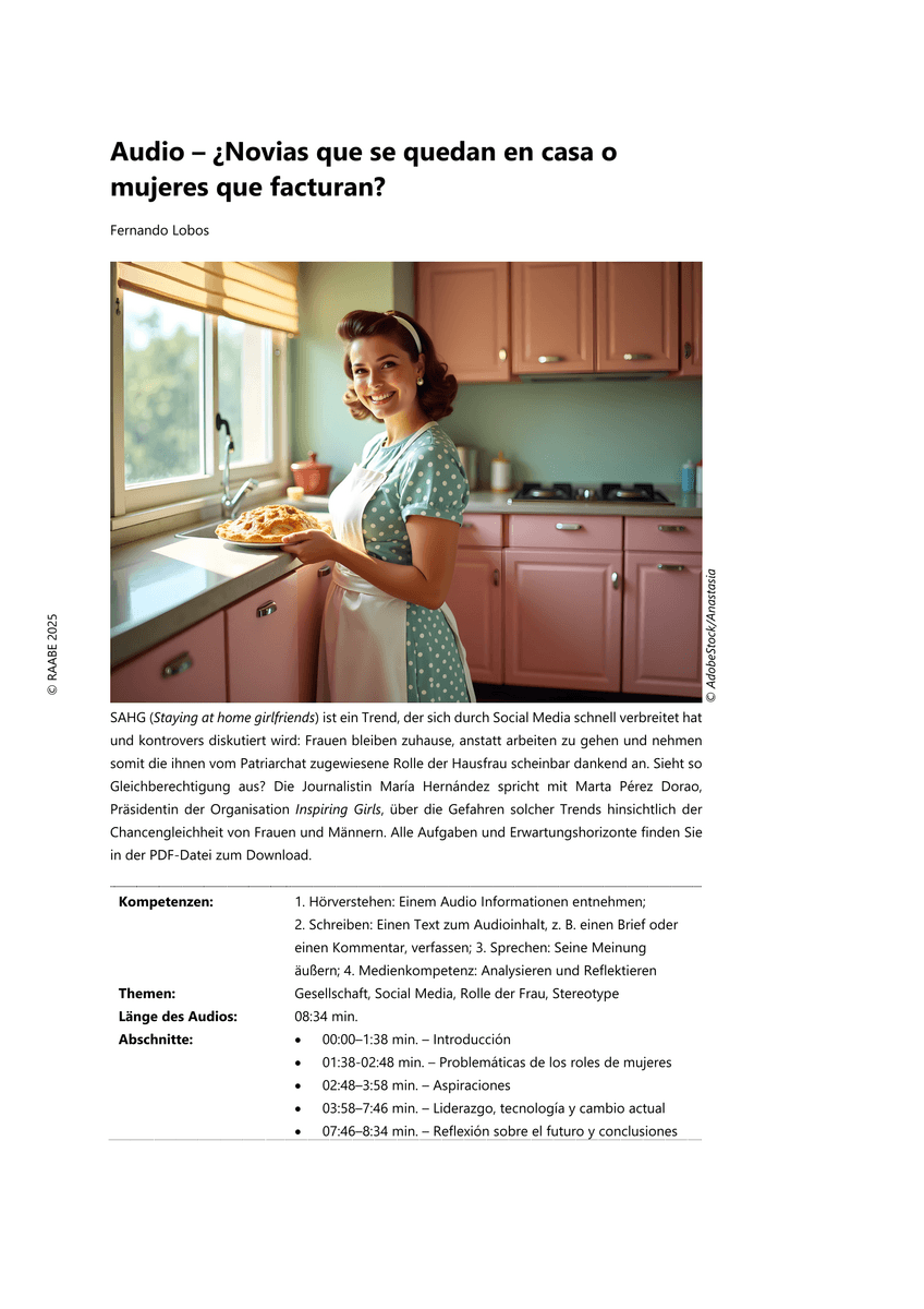 Audio: ¿Novias que se quedan en casa o mujeres que facturan? Audio: ¿Novias que se quedan en casa o mujeres que facturan?