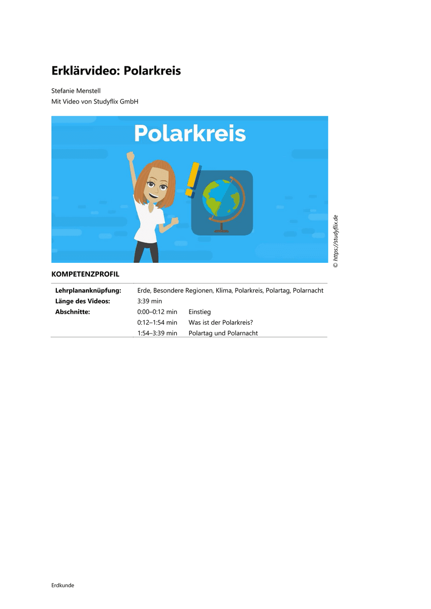 Lernen & Üben: Polarkreis Lernen & Üben: Polarkreis