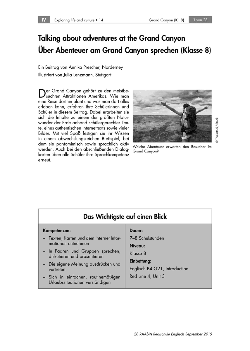 Talking about adventures at the Grand Canyon Talking about adventures at the Grand Canyon