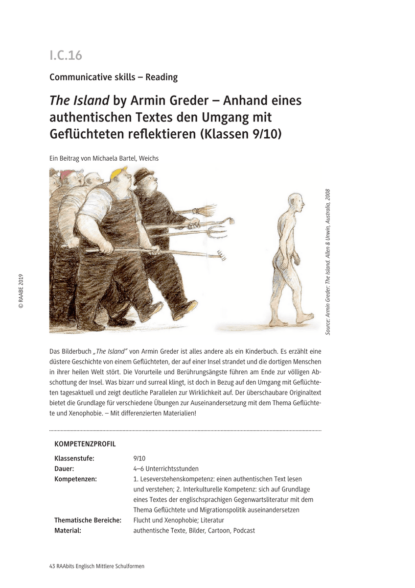 The Island by Armin Greder The Island by Armin Greder