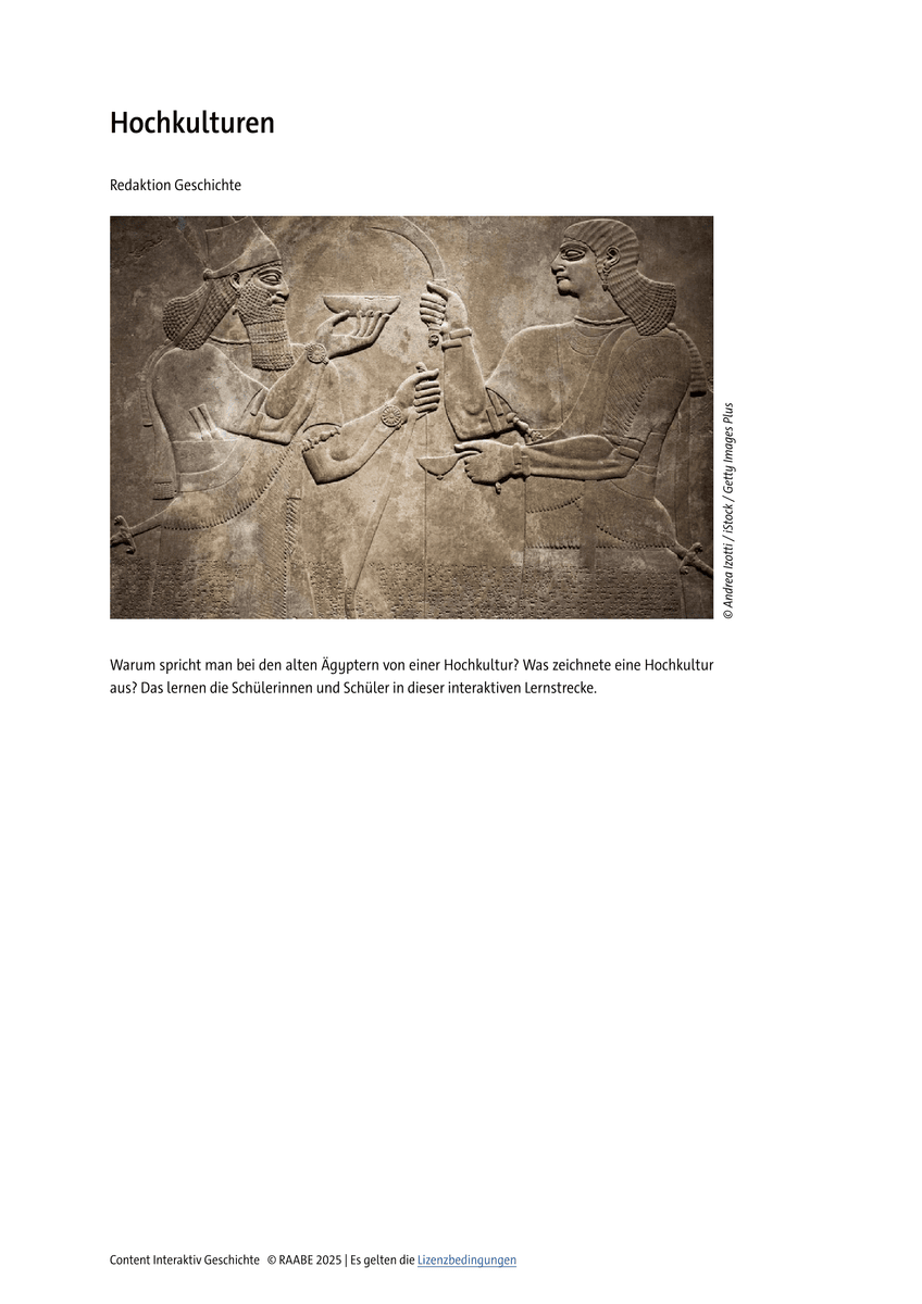 Hochkulturen Hochkulturen