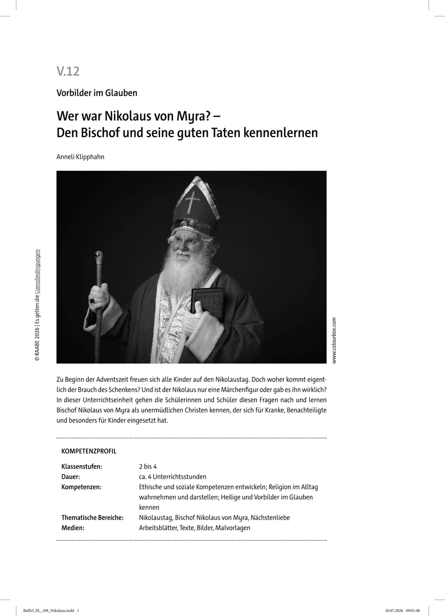Wer war Nikolaus von Myra? Wer war Nikolaus von Myra?