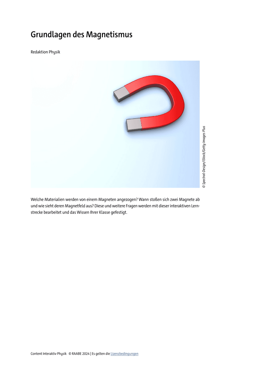 Grundlagen des Magnetismus Grundlagen des Magnetismus