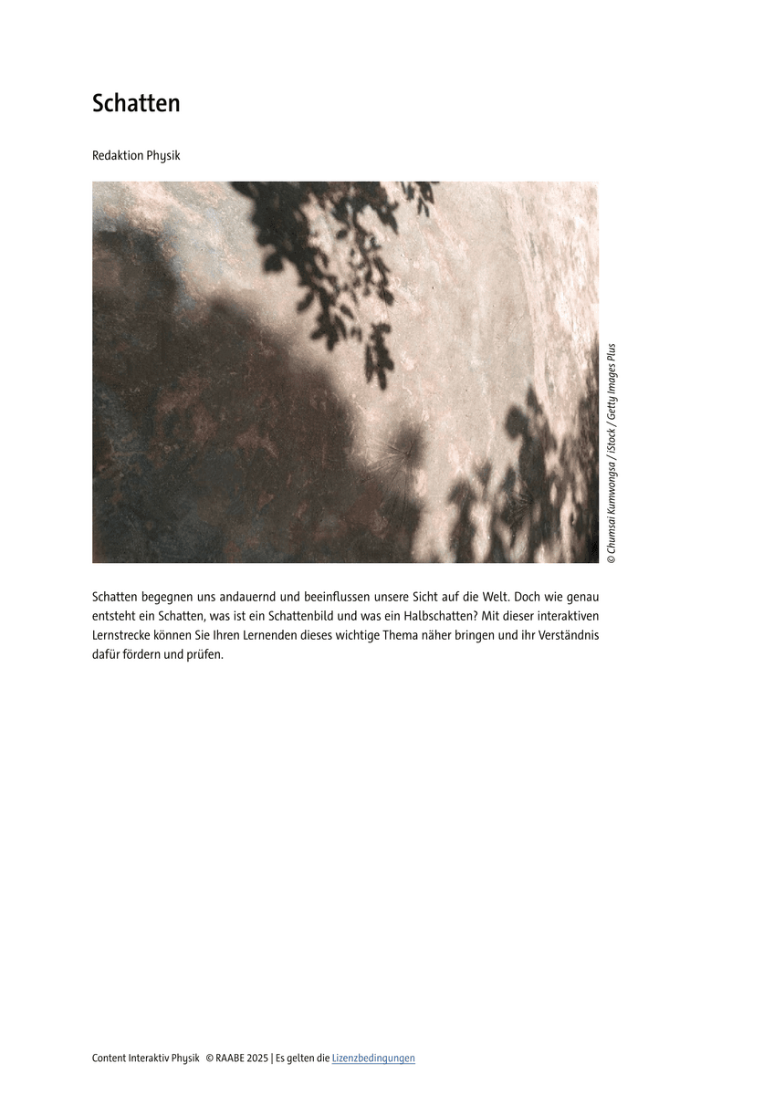 Schatten Schatten