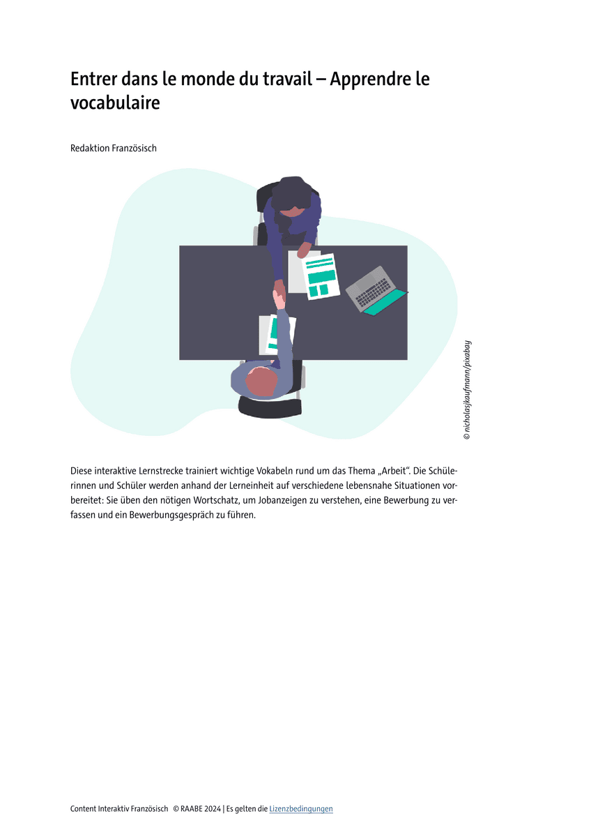 Entrer dans le monde du travail Entrer dans le monde du travail