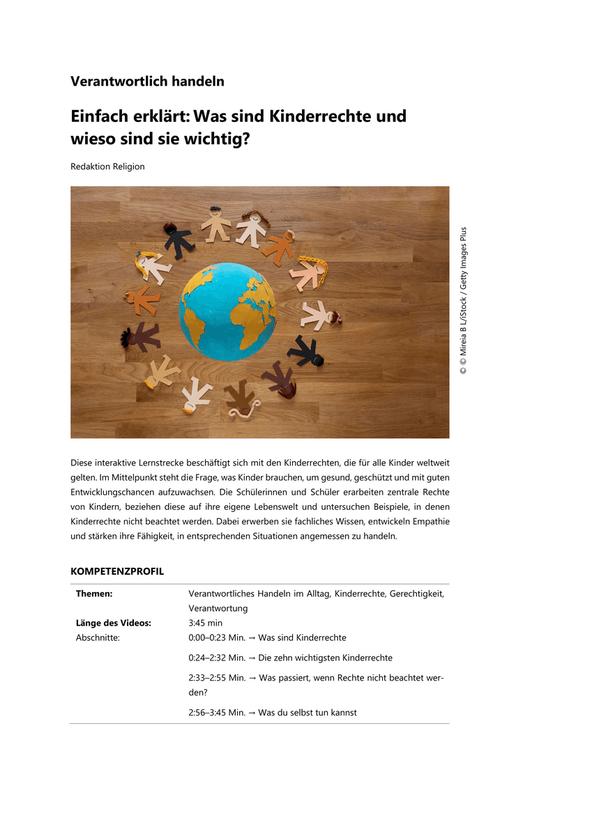 Einfach erklärt: Was sind Kinderrechte und wieso sind sie wichtig? Einfach erklärt: Was sind Kinderrechte und wieso sind sie wichtig?