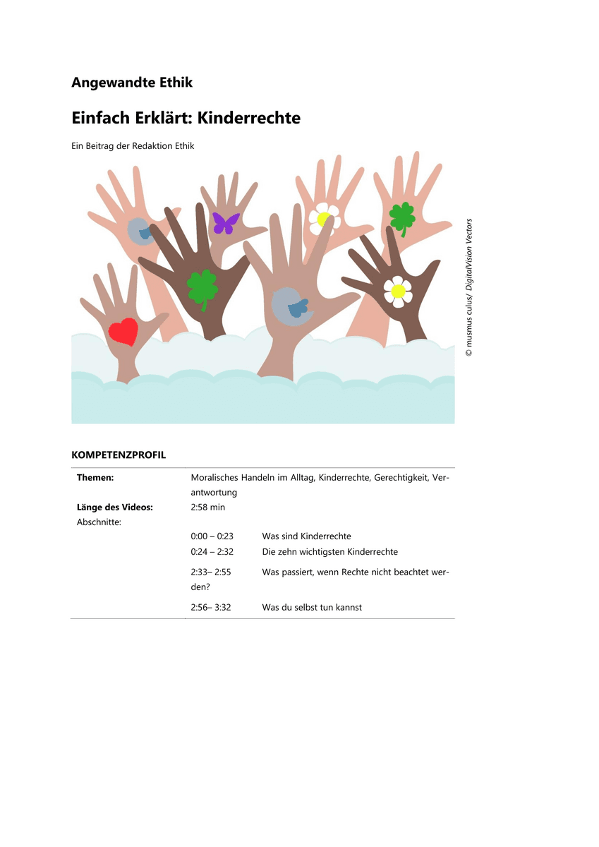 Einfach erklärt: Kinderrechte Einfach erklärt: Kinderrechte