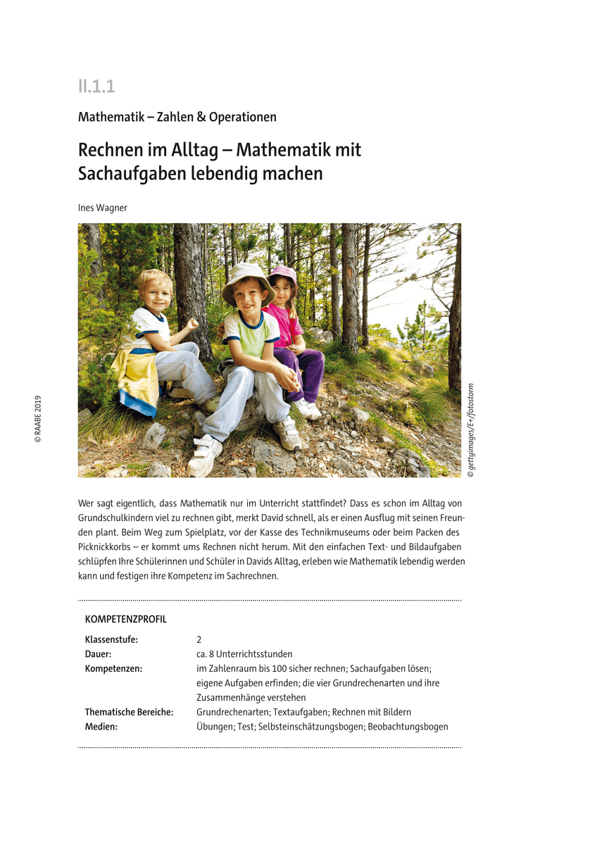 Rechnen im Alltag Rechnen im Alltag