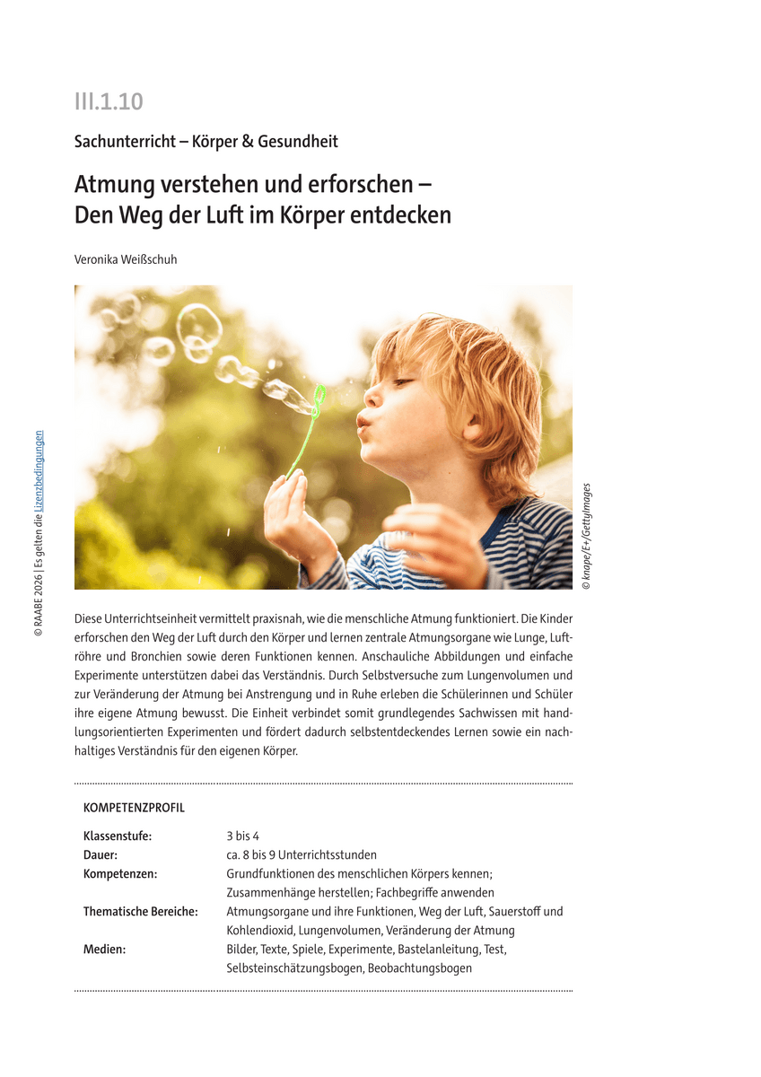 Atmung verstehen und erforschen Atmung verstehen und erforschen